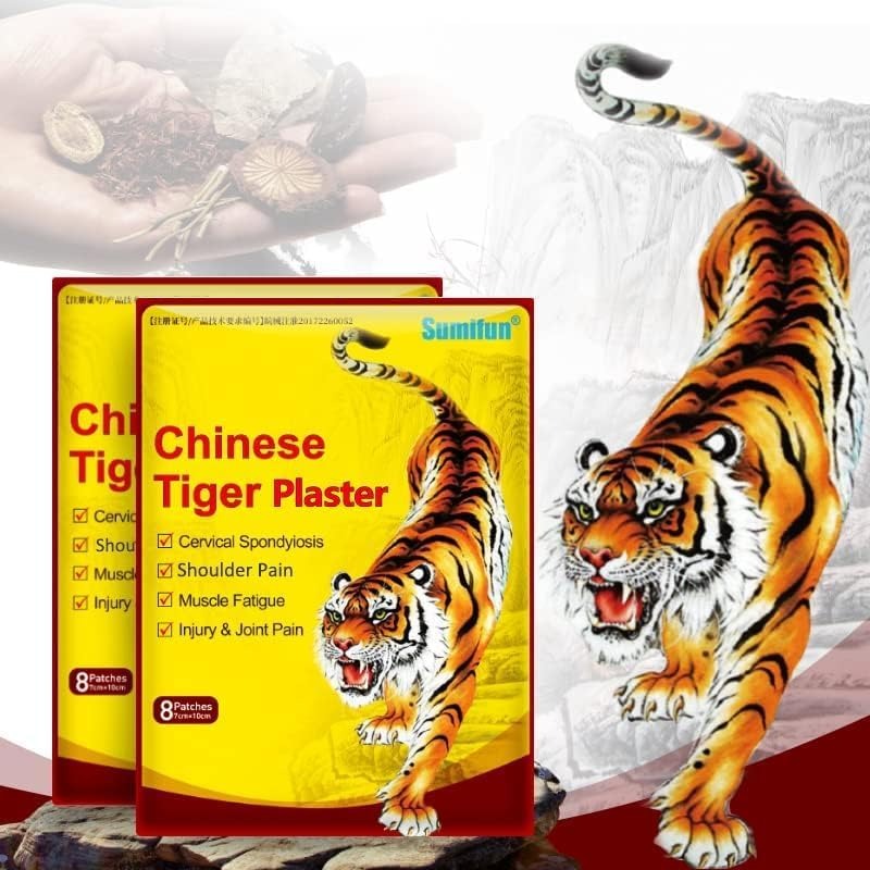 Tiger Heat Pain Relief Patches