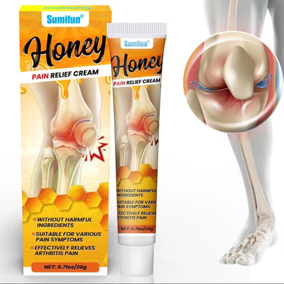 Bee Pain Relief Cream – Honey Pain Relief Cream for Neck, Back, Joints & Body